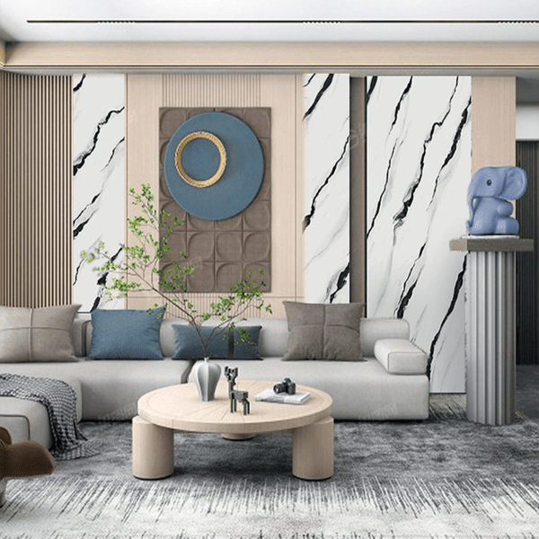 Lámina UV Marmol Arabescato - Super Ceramic Ecuador