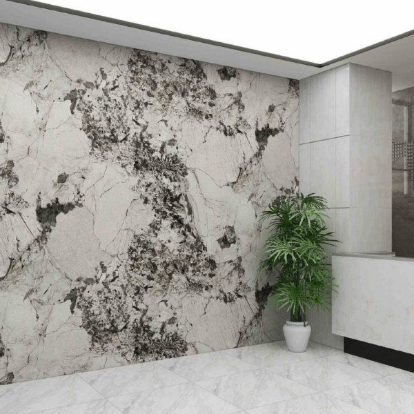 Lámina UV Marmol Nero Marquina - Super Ceramic Ecuador