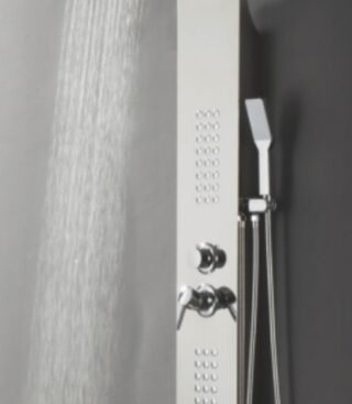 Torre Ducha Negro Brillante - Super Ceramic Ecuador