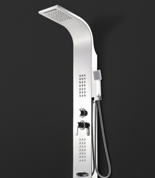 Torre Ducha Future Gray - Super Ceramic Ecuador