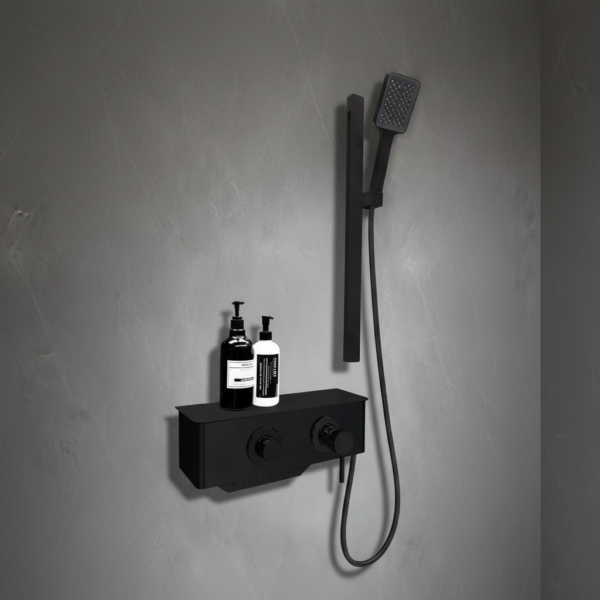 Torre Ducha Negra Ring - Super Ceramic Ecuador