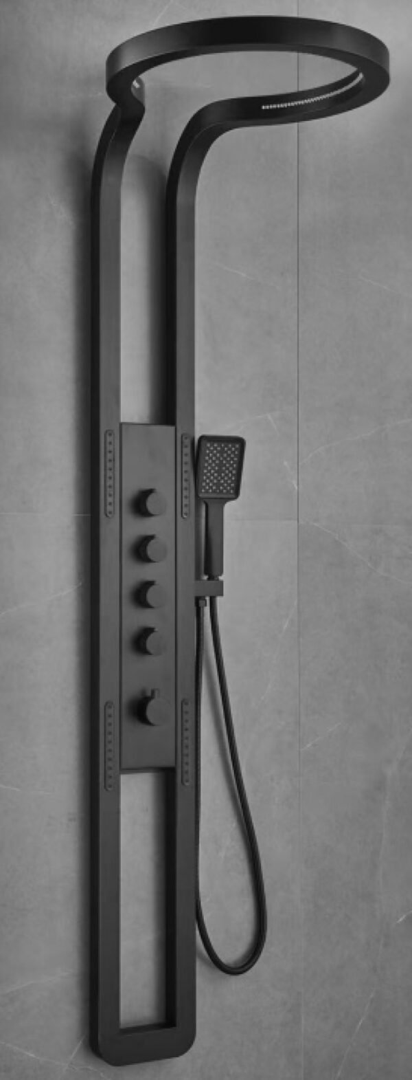 Torre Ducha Negra Ring Max - Super Ceramic Ecuador