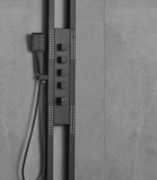 Torre Ducha Gris Multifunción - Super Ceramic Ecuador