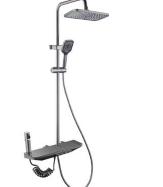 Torre Ducha Cromada con Panel de Control - Super Ceramic Ecuador