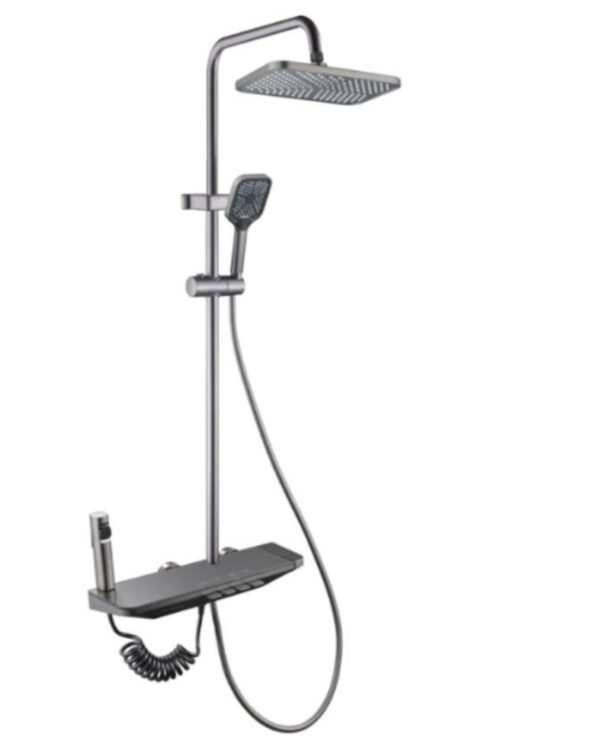 Torre Ducha Cromada con Panel de Control - Super Ceramic Ecuador