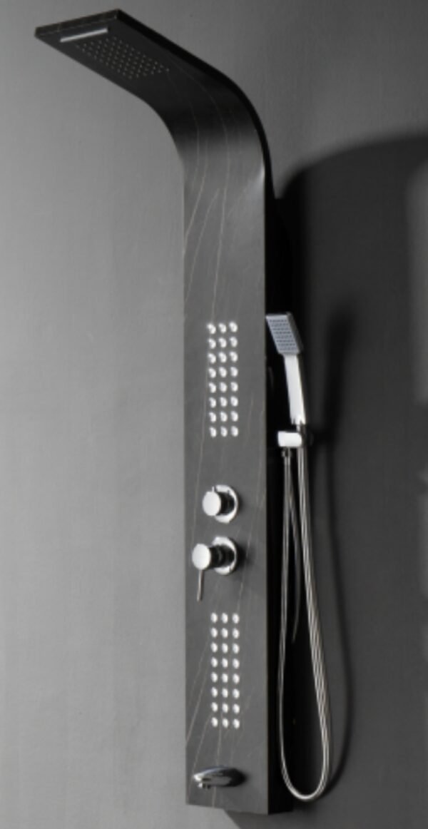 Torre Ducha Negro Mate - Super Ceramic Ecuador