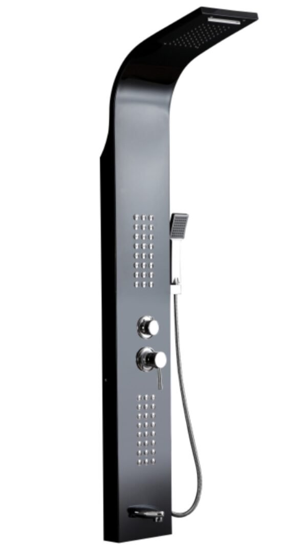 Torre Ducha Negro Mate - Super Ceramic Ecuador Torre Ducha Negro Mate - Super Ceramic Ecuador