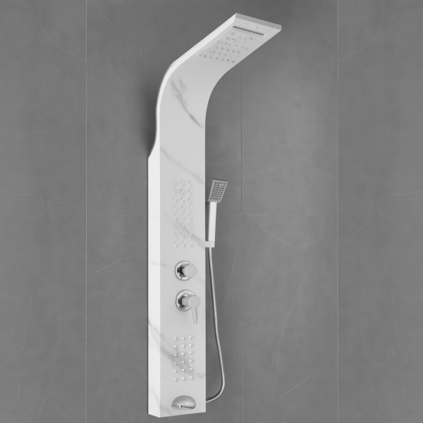 Torre Ducha Future Marmol Negro - Super Ceramic Ecuador