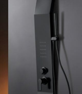 Torre Ducha Negro Glam - Super Ceramic Ecuador