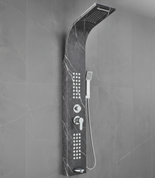 Torre Ducha Dorada Digital Elite - Super Ceramic Ecuador