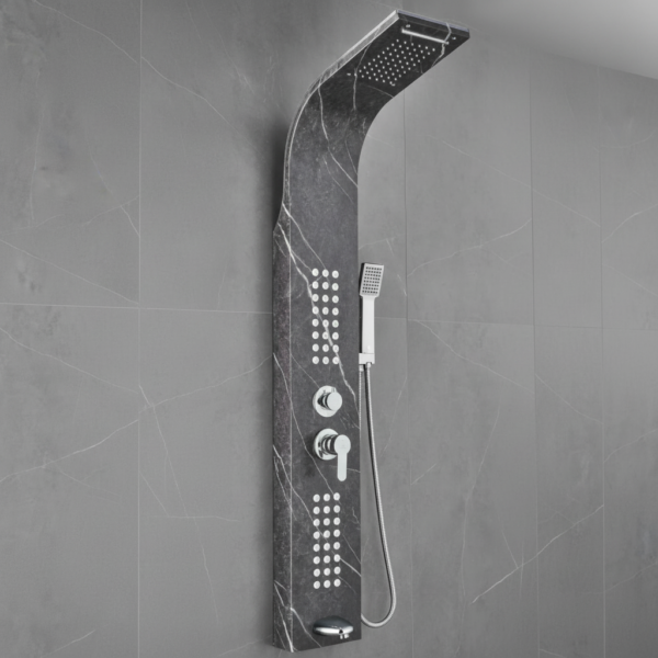 Torre Ducha Dorada Digital Elite - Super Ceramic Ecuador