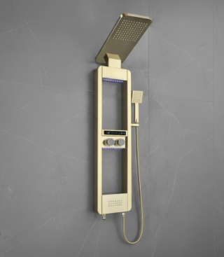 Torre Ducha Negra Digital Elite - Super Ceramic Ecuador