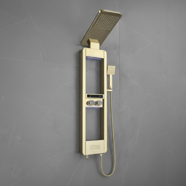 Torre Ducha Negra Digital Elite - Super Ceramic Ecuador