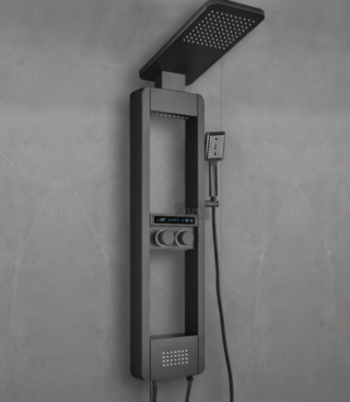 Ducha Blanca con Repisa - Super Ceramic Ecuador