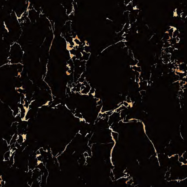 Porcelanato Zafiro Negro con Vetado Dorado - Super Ceramic Ecuador