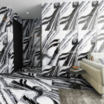 Porcelanato Negro y Blanco - Super Ceramic Ecuador