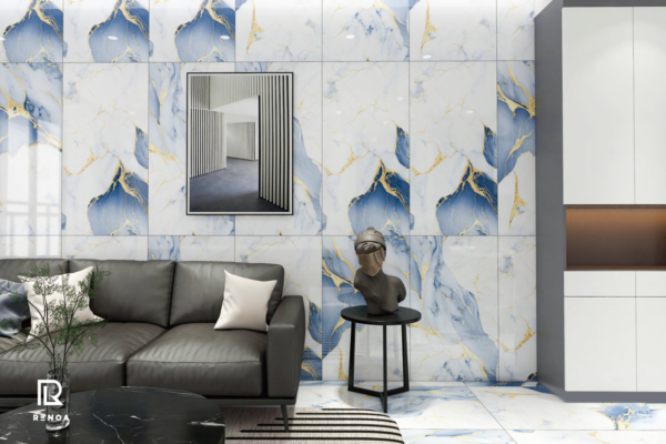 Porcelanato Mármol Azul Macaubas - Super Ceramic Ecuador