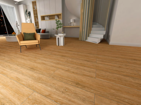 Cerámica Tipo Madera Nogal Miel Cálido - Super Ceramic Ecuador