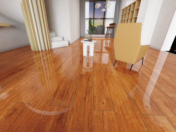 Cerámica Tipo Madera Cerezo Ámbar Dorado - Super Ceramic Ecuador