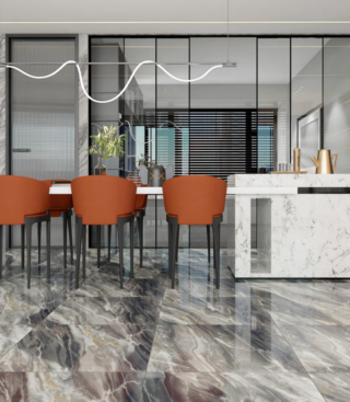 Porcelanato Gris Tipo Mármol Onix - Super Ceramic Ecuador