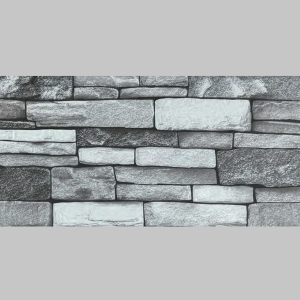 Porcelanato Rústico Tipo Mampostería Gris Claro - Super Ceramic Ecuador