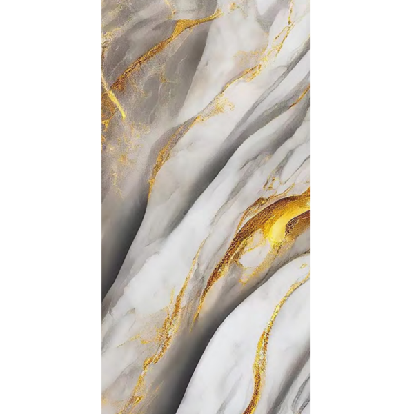 Porcelanato Gris Citrino con Vetado Dorado - Super Ceramic Ecuador